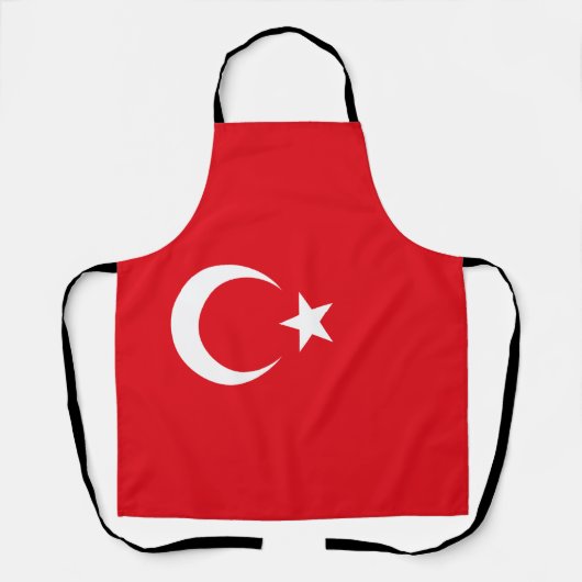 Tablier Drapeau de la Turquie (Recto)