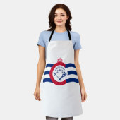 Tablier Drapeau de la ville de Cincinnati Apron (Porté)
