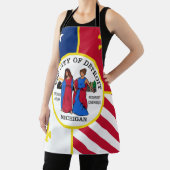 Tablier Drapeau de la ville de Détroit Apron (Insitu)