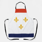 Tablier Drapeau de la ville de la Nouvelle-Orléans Apron (Recto)