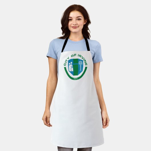 Tablier Drapeau de la ville d'Irvine Apron (Porté)