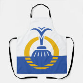 Tablier Drapeau de la ville d'Orlando Apron (Recto)