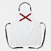Tablier Drapeau de l'Alabama (Recto)