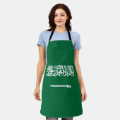 Tablier Drapeau de l'Arabie saoudite (Porté)