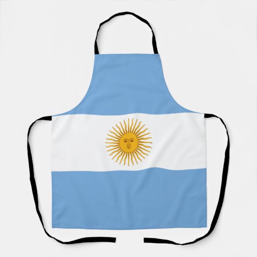 Tablier Drapeau de l'Argentine (Recto)