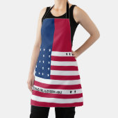 Tablier Drapeau de l'atoll de Bikini Patriotique (Insitu)