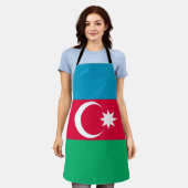 Tablier Drapeau de l'Azerbaïdjan patriotique (Porté)