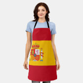 Tablier Drapeau de l'Espagne (Porté)