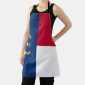 Tablier Drapeau de l'État de Caroline du Nord (Insitu)