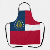 Tablier Drapeau de l'État de Géorgie (Recto)