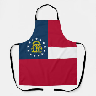 Tablier Drapeau de l'État de Géorgie