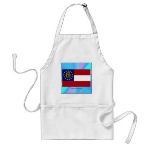 Tablier Drapeau de l'État de Géorgie