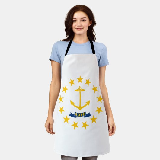 Tablier Drapeau de l'État de Rhode Island (Porté)