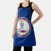 Tablier Drapeau de l'État de Virginie (Insitu)