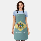 Tablier Drapeau de l'État du Delaware (Porté)