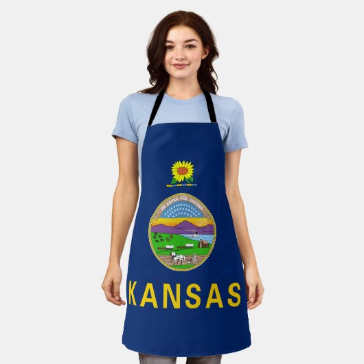 Tablier Drapeau de l'État du Kansas (Porté)