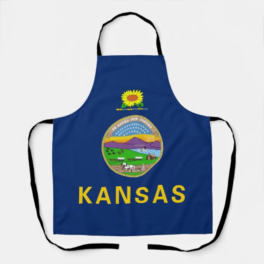 Tablier Drapeau de l'État du Kansas (Recto)