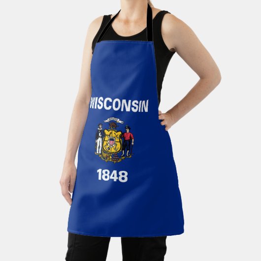 Tablier Drapeau de l'État du Wisconsin (Insitu)