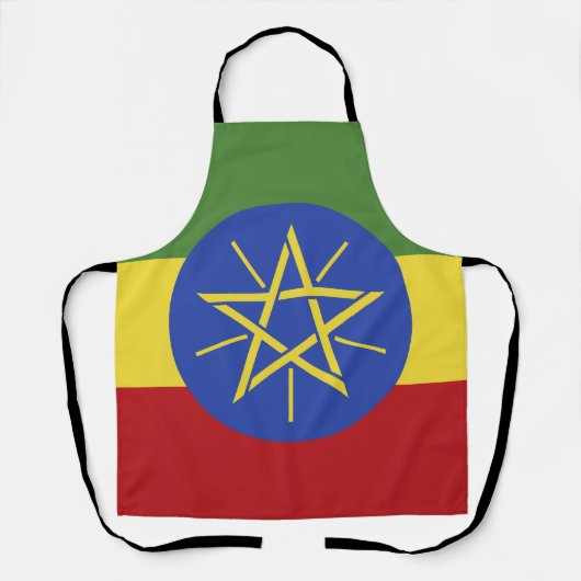 Tablier drapeau de l'Éthiopie (Recto)