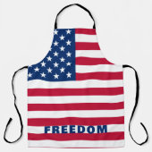 Tablier Drapeau de liberté - horizontal (Recto)