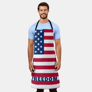 Tablier Drapeau de liberté - horizontal