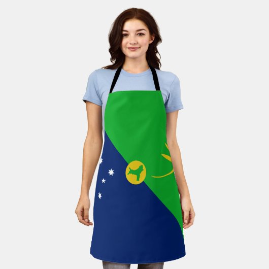 Tablier Drapeau de l'île Christmas (Porté)