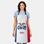 Tablier Drapeau de l'Iowa (Porté)