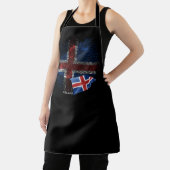 Tablier Drapeau de l'Islande (Insitu)