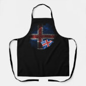 Tablier Drapeau de l'Islande (Recto)