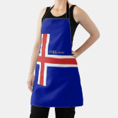 Tablier Drapeau de l'Islande (Insitu)