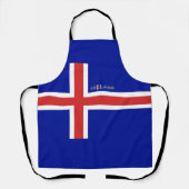Tablier Drapeau de l'Islande (Recto)
