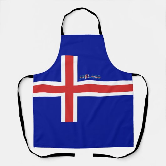 Tablier Drapeau de l'Islande (Recto)