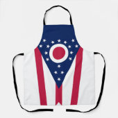 Tablier Drapeau de l'Ohio (Recto)