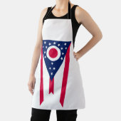 Tablier Drapeau de l'Ohio : la bannière Buckeye State (Insitu)