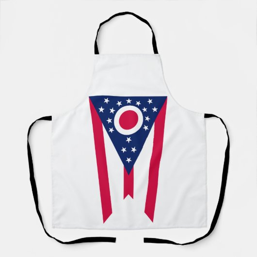 Tablier Drapeau de l'Ohio : la bannière Buckeye State (Recto)