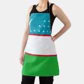 Tablier Drapeau de l'Ouzbékistan (Insitu)