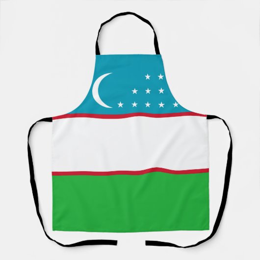 Tablier Drapeau de l'Ouzbékistan (Recto)