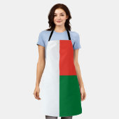 Tablier Drapeau de Madagascar (Porté)
