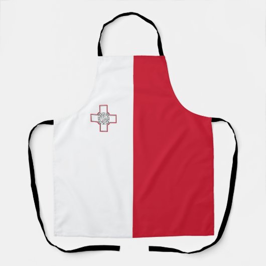 Tablier Drapeau de Malte (Recto)
