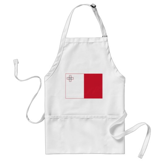 Tablier Drapeau de Malte (Devant)