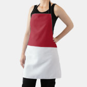 Tablier Drapeau de Monaco (Insitu)