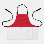 Tablier Drapeau de Monaco (Recto)