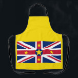Tablier Drapeau de Niue<br><div class="desc">Drapeau patriotique de Niue.</div>