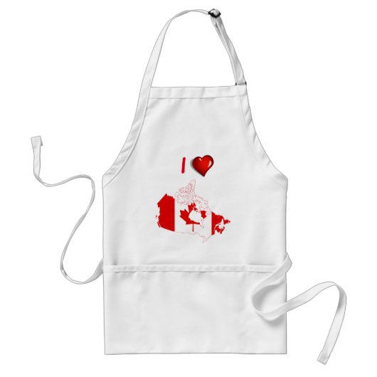 Tablier Drapeau de pays canadien (Devant)