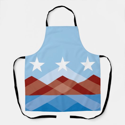 Tablier Drapeau de Peoria, Arizona (Recto)