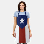 Tablier Drapeau de Porto Rico (Porté)