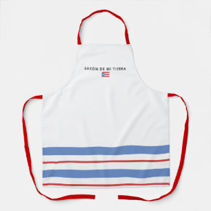 Tablier Drapeau de Porto Rico Sabor de Mi Tierra