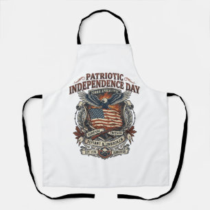 Tablier Drapeau de rouille patriotique Survivant Zombie Ap