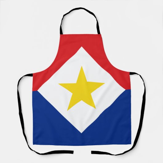 Tablier Drapeau de Saba (Recto)