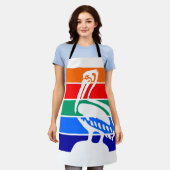 Tablier Drapeau de Saint-Pétersbourg, Floride (Porté)